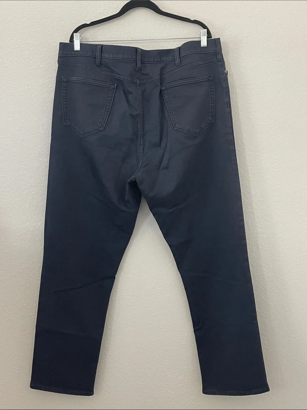 Banana Republic Traveler Slim Fit Pants Mens 40x32 Navy Stretch
